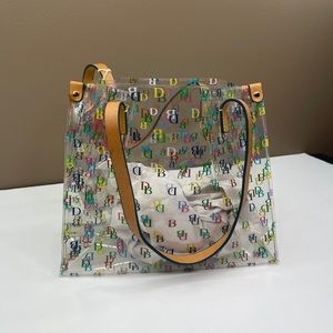 Dooney & Bourke Clear IT Medium Shopper Bag Purse
